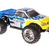 Himoto 1:10 EMXT-1BL Brushless RC Monster Truck Blue Glacier - Chromfelgen