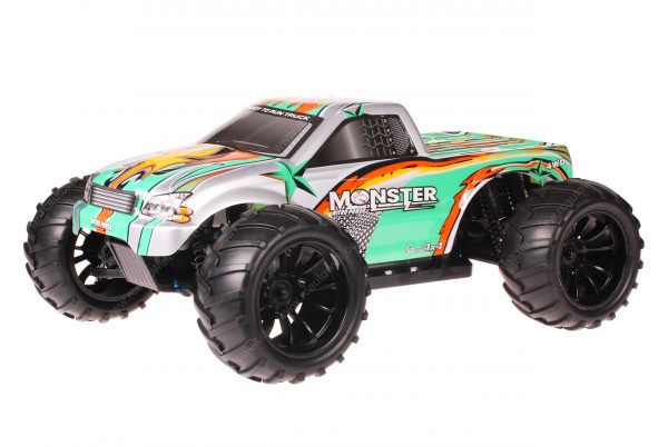HSP 1zu10 Brushed Brontosaurus RC Monster Truck Green Star