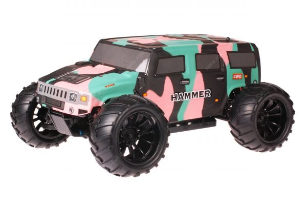 HSP 1zu10 Brushed Brontosaurus RC Monster Truck Hummer Camo