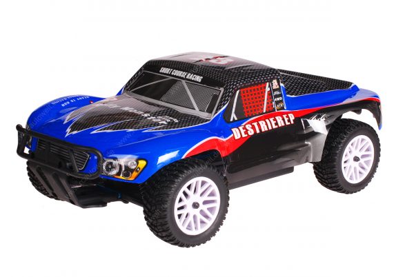 HSP 1zu10 Brushed Destrier RC Short Course Truck Blue Carbon