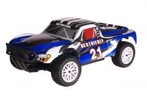 HSP 1zu10 Brushed Destrier RC Short Course Truck Blue Sting