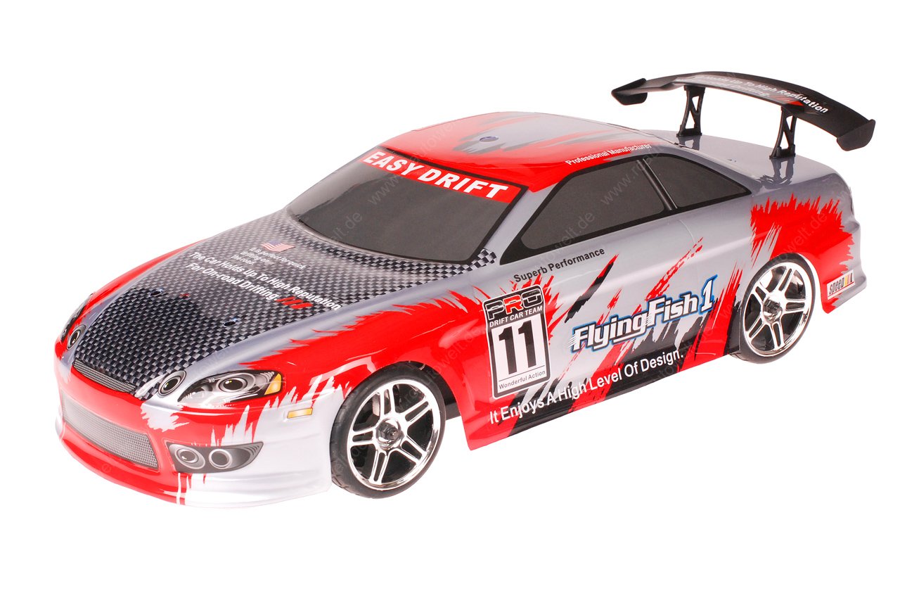 HSP 1zu10 Brushed RC Auto Bad Boy Grey Carbon