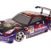HSP 1zu10 Brushed RC Auto Porsche 911 Carrera Purple Carbon