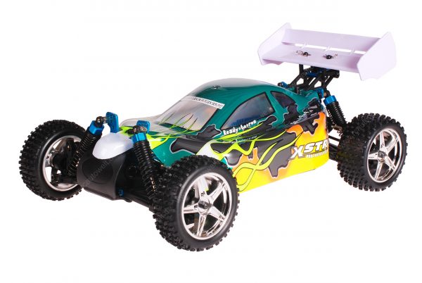 HSP 1zu10 Brushed XSTR RC Buggy Green Tentacle