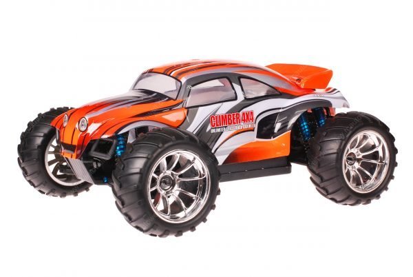 HSP 1zu10 Brushless Brontosaurus PRO RC Monster Truck Baja Beetle Orange