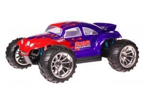 HSP 1zu10 Brushless Brontosaurus PRO RC Monster Truck Baja Beetle Purple