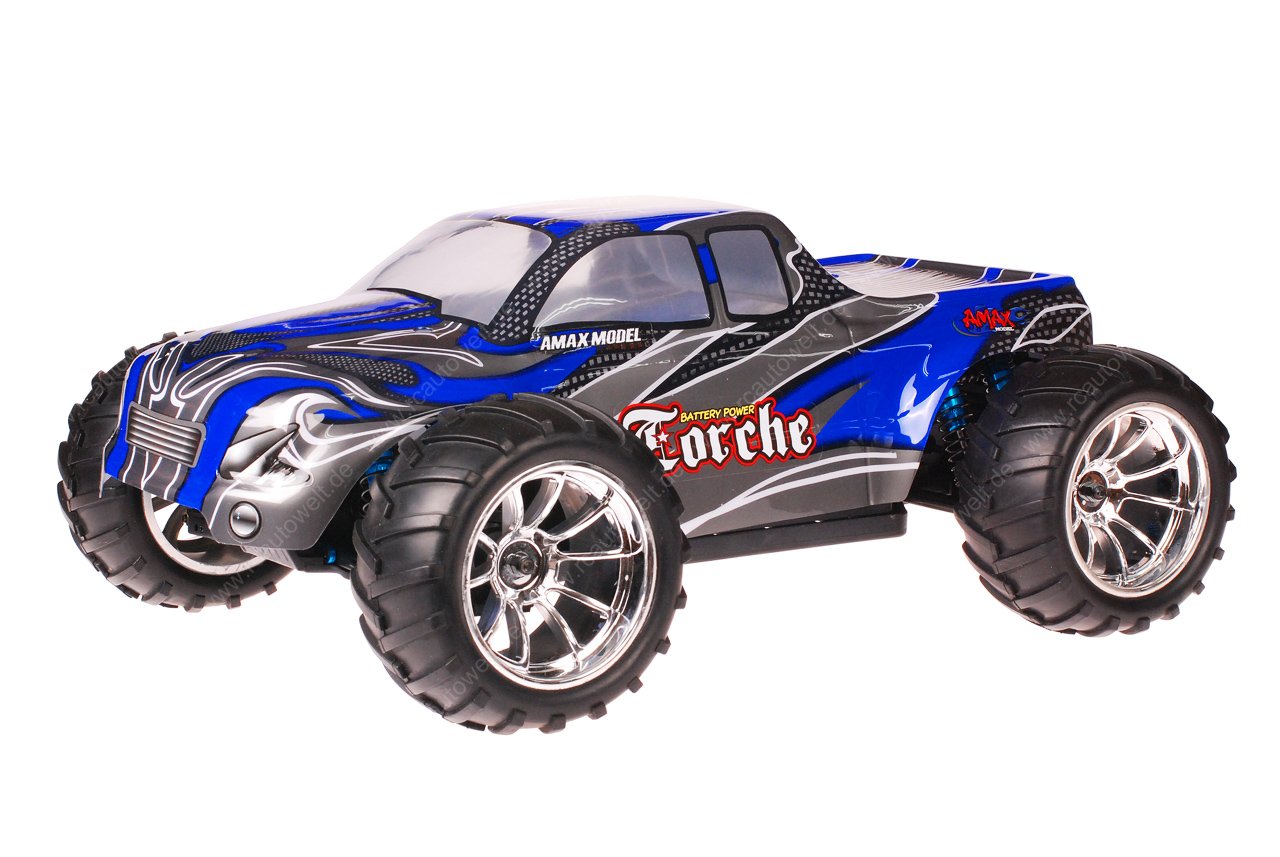 HSP 1zu10 Brushless Brontosaurus PRO RC Monster Truck Blue Carbon