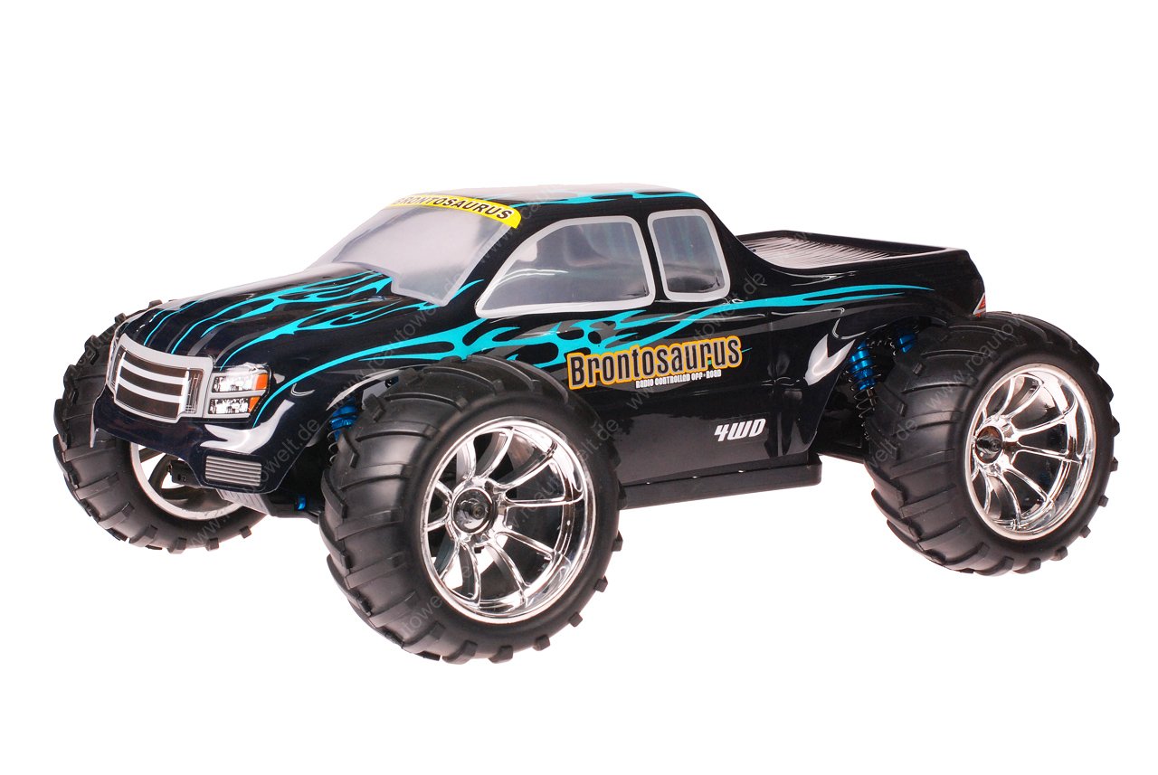 HSP 1zu10 Brushless Brontosaurus PRO RC Monster Truck Dracul Blue