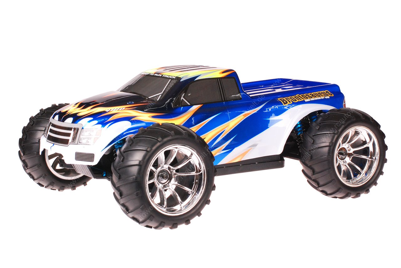 HSP 1zu10 Brushless Brontosaurus PRO RC Monster Truck Explosion Blue