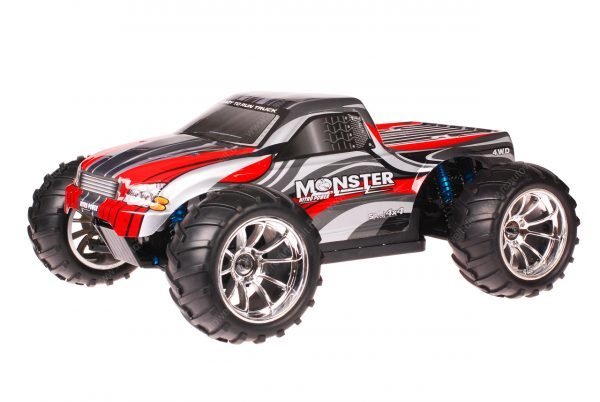 HSP 1zu10 Brushless Brontosaurus PRO RC Monster Truck Grey Red