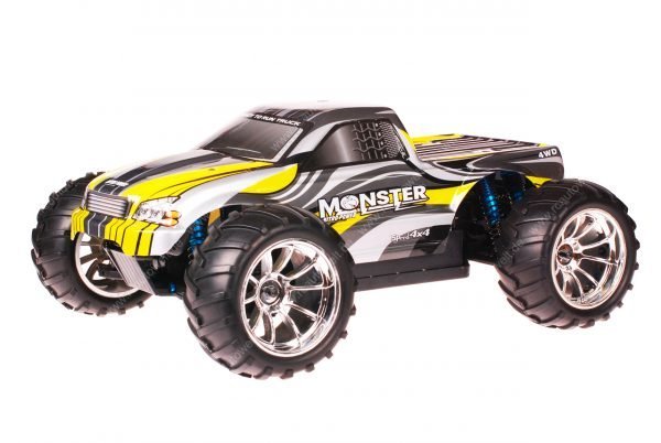 HSP 1zu10 Brushless Brontosaurus PRO RC Monster Truck Grey Yellow