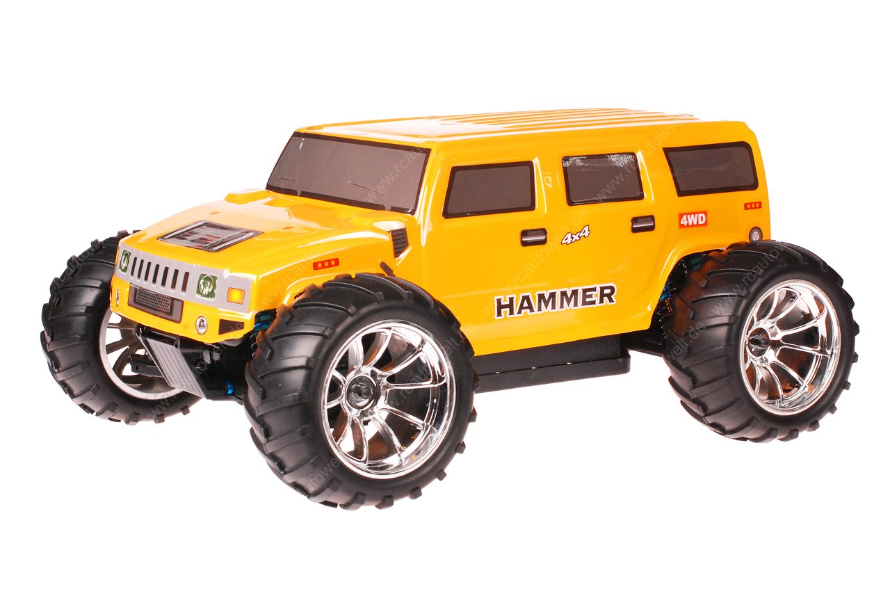 HSP 1zu10 Barushless Brontosaurus PRO RC Monster Truck Hummer Yellow
