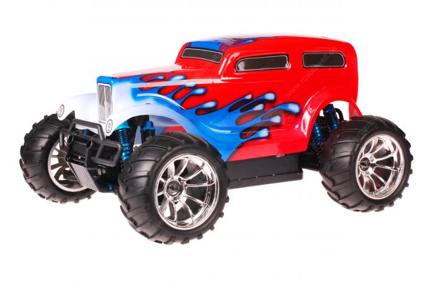 HSP 1zu10 Brushless Brontosaurus PRO RC Monster Truck Undertaker Red