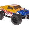 Himoto 1zu10 Brushed EMXT-1 RC Monster Truck Hummer American Flag