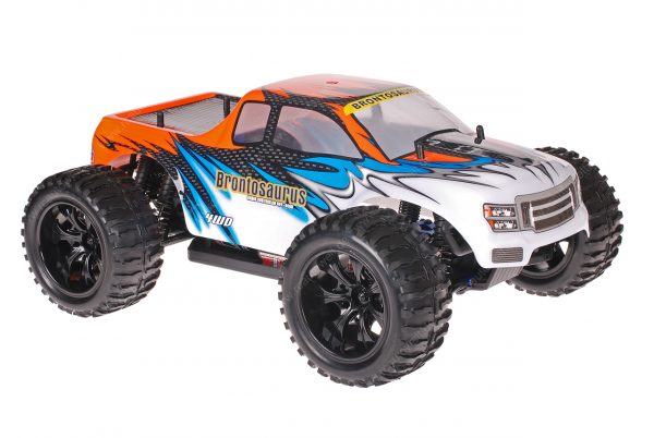 Himoto 1zu10 Brushed EMXT-1 RC Monster Truck Orange Heat