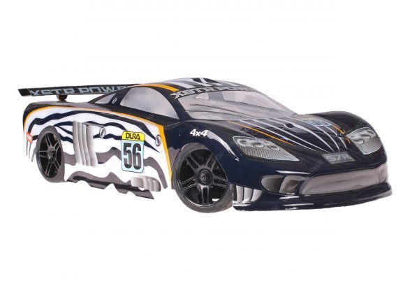 Himoto 1zu10 Brushed Nascada Onroad RC Auto Black Phantom