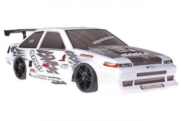 Himoto 1zu10 Brushed Nascada Onroad RC Auto Sable White