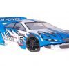 Himoto 1zu10 Brushed Nascada Onroad RC Auto Xeme Blue Metal