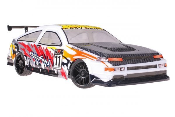 Himoto 1zu10 Brushless Nascada Onroad RC Auto Easy Drift White Carbon
