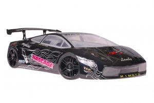 Himoto 1zu10 Brushless Nascada Onroad RC Auto Lamborghini Black