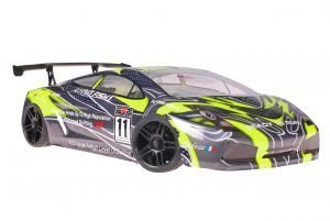 Himoto 1zu10 Brushless Nascada Onroad RC Auto Lamborghini Green Carbon