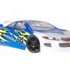 Himoto 1zu10 Brushless Nascada Onroad RC Auto Rapida Blue Flames