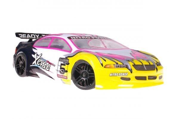 Himoto 1zu10 Brushless Nascada Onroad RC Auto Xeme Black Yellow