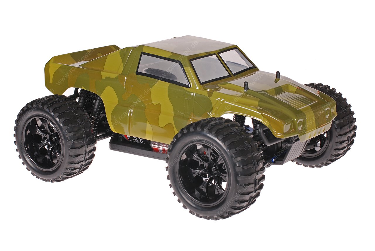 Himoto 1zu10 EMXT-1BL Brushless RC Monster Truck Army Green