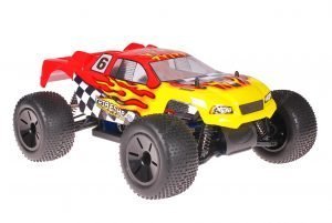 Himoto Eamba Truggy Tribeshead Red Flames