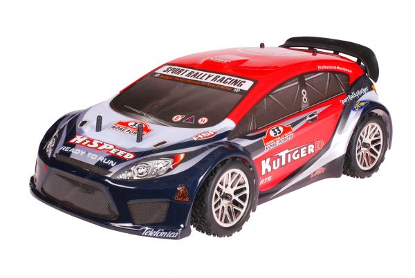 HSP 1zu10 Brushless Kutiger PRO RC Rally Auto Red Carbon