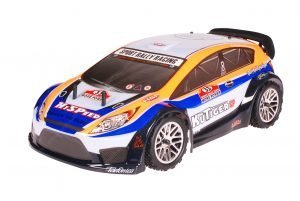 HSP 1zu10 Brushless Kutiger PRO RC Rally Auto Orange Carbon