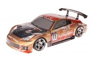 HSP 1zu10 Brushless XEME PRO RC Auto Porsche 911 Carrera Gold Carbon