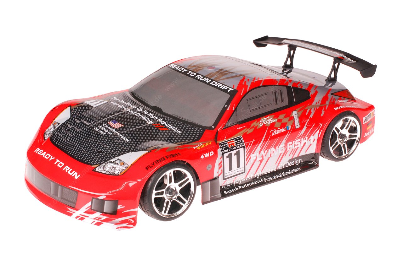 HSP 1zu10 Brushless XEME PRO RC Auto Porsche 911 Carrera Red Carbon