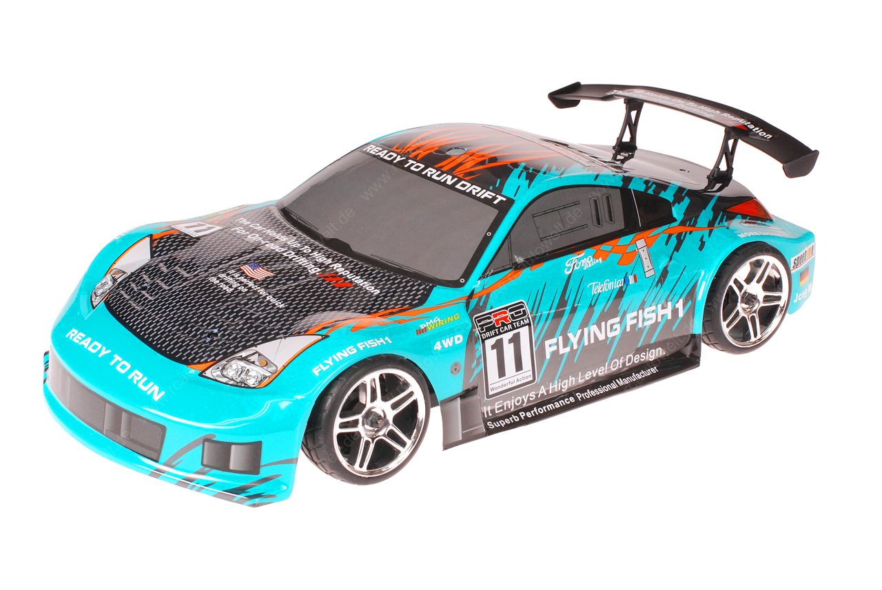 HSP 1zu10 Brushless XEME PRO RC Auto Porsche 911 Carrera Sky Carbon