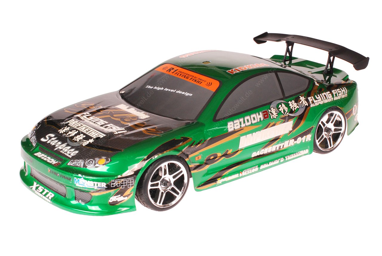 HSP 1zu10 Brushless XSTR PRO RC Auto Bad Boy Green Carbon