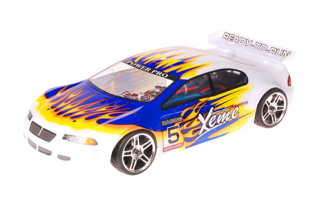 HSP 1zu10 Brushless XSTR PRO RC Auto Xeme Blue Flames